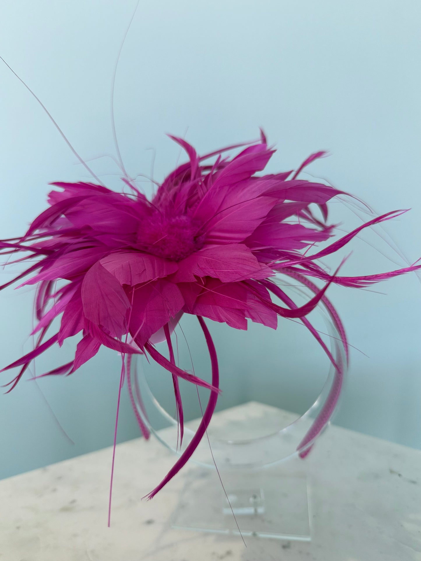 Double Feather Fascinator