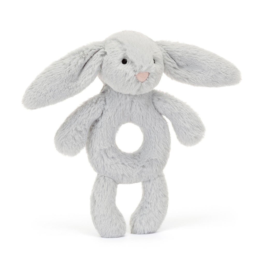 BASHFUL SILVER BUNNY RATTLE