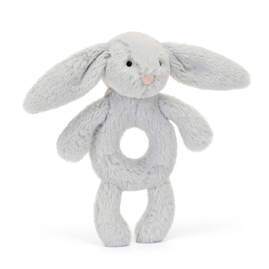 BASHFUL SILVER BUNNY RATTLE