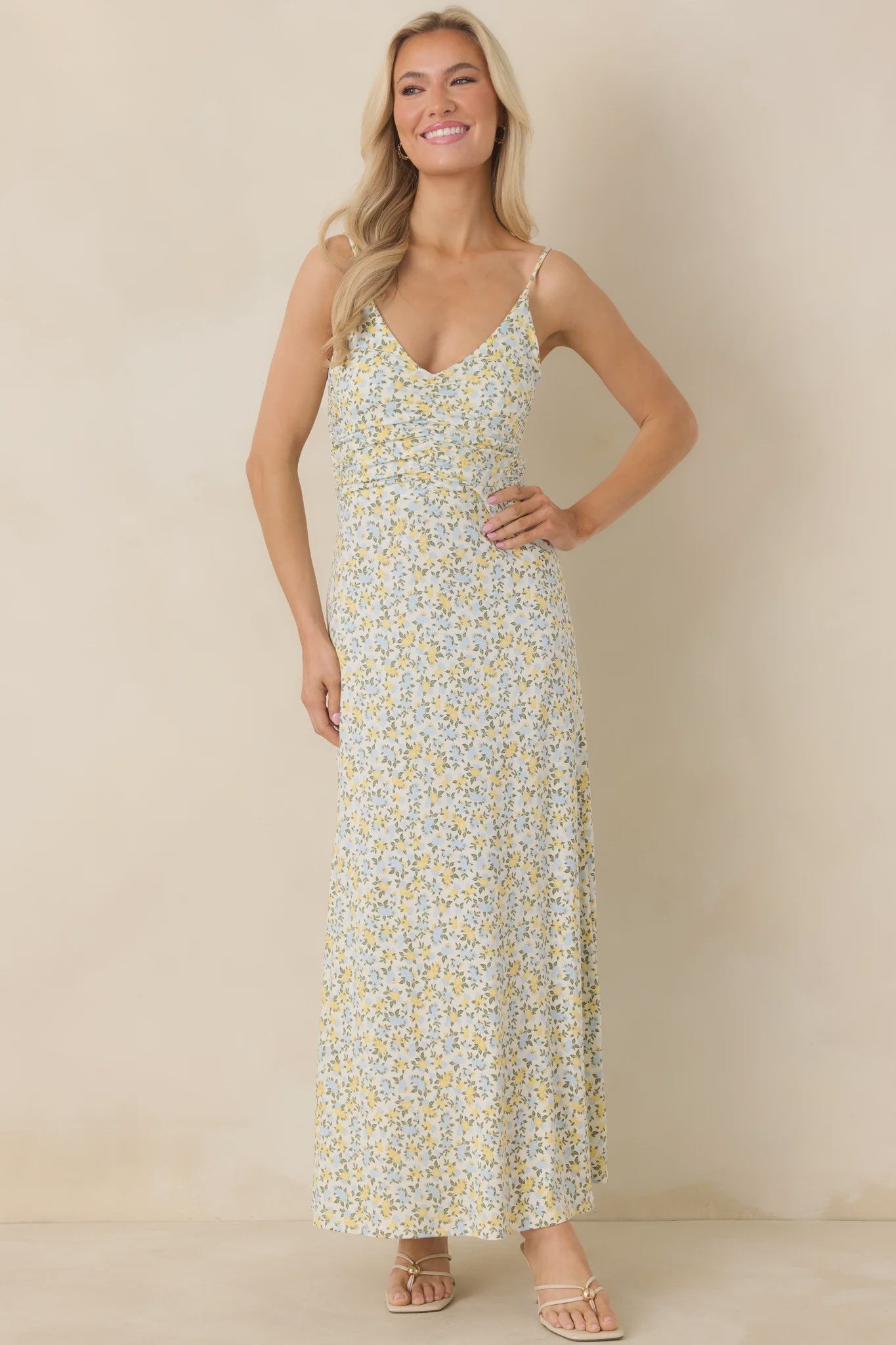 FAYA IDRA DITSY MAXI DRESS