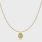 15" 2MM INSPIRE GOLD CHARM NECKLACE