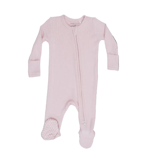 RIBBED WILD ROSE 2 WAY ZIP